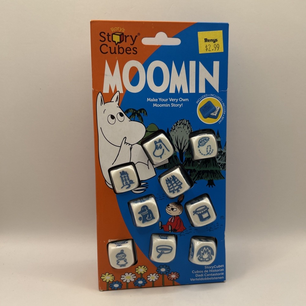 Rory's Story Cubes Moomin Dice Game New Japan Edition Family Fun Toy Gift